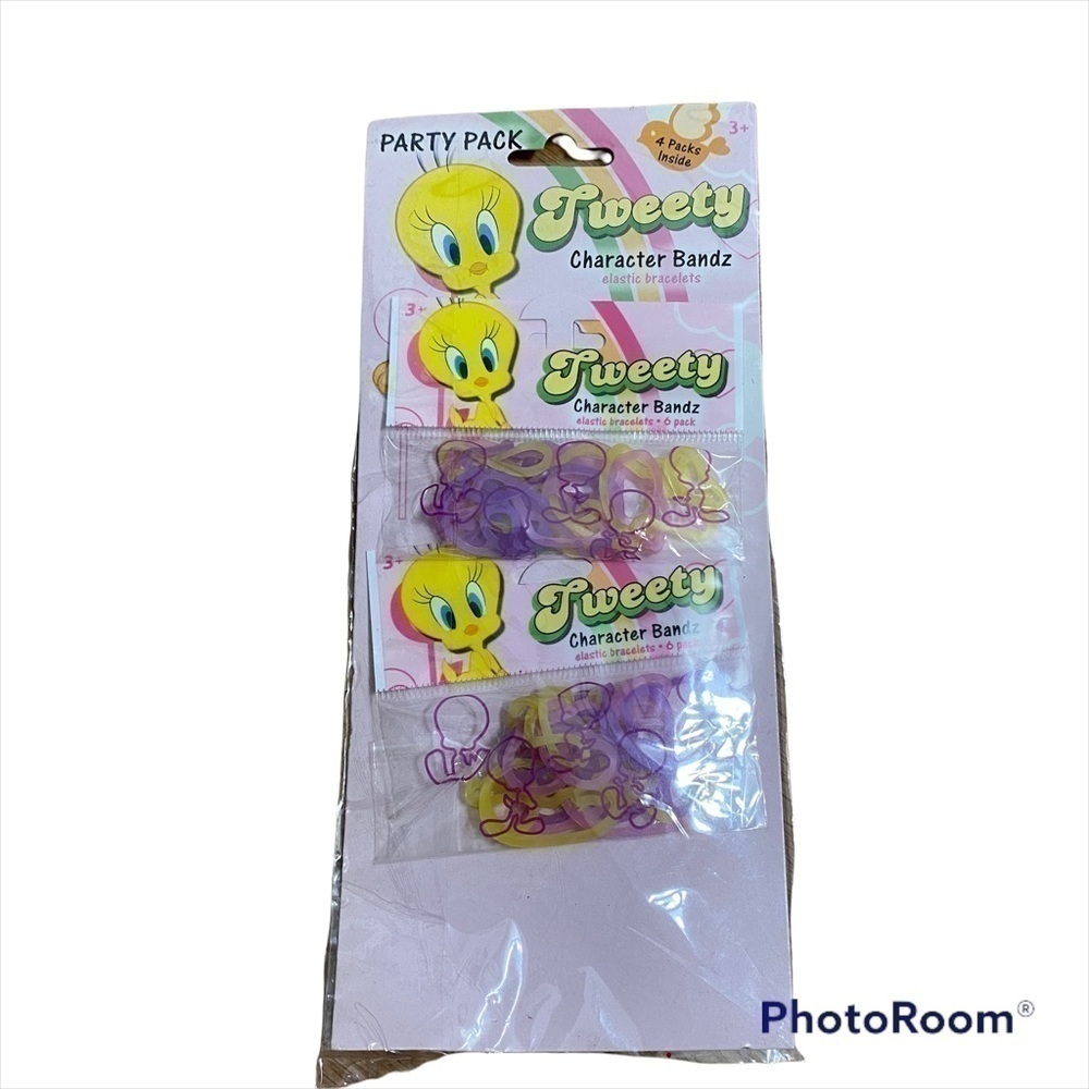 Vintage Tweety Character Bands Bracelets NEW 2 Pack Kids Girls